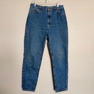 Vintage LL Bean Women’s Jeans Size 16MT High Waisted Mom Jeans Blue Medium Wash